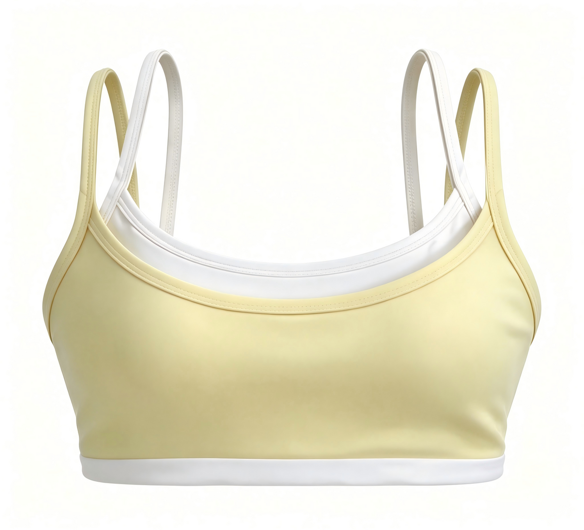 NOX Double Layer Core Bra || Lemon Cloud