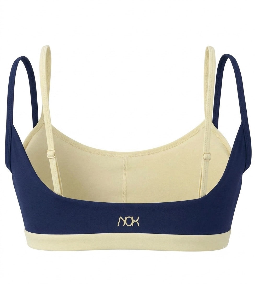 NOX Double Layer Core Bra || Blueberry Lemon
